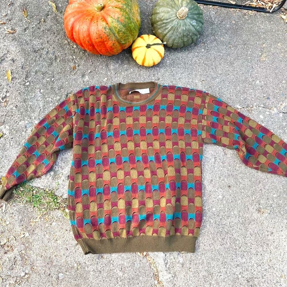 Vintage 80s 90s Streetwear Crossings Sweater